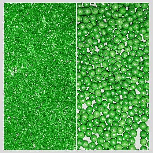 Miniatura 152 de Confect Orange Sprinkles - Mezcla comestible de espolvorear para Halloween Paquete surtido de 5 con grageas naranjas, jimmies y azúcar espumoso