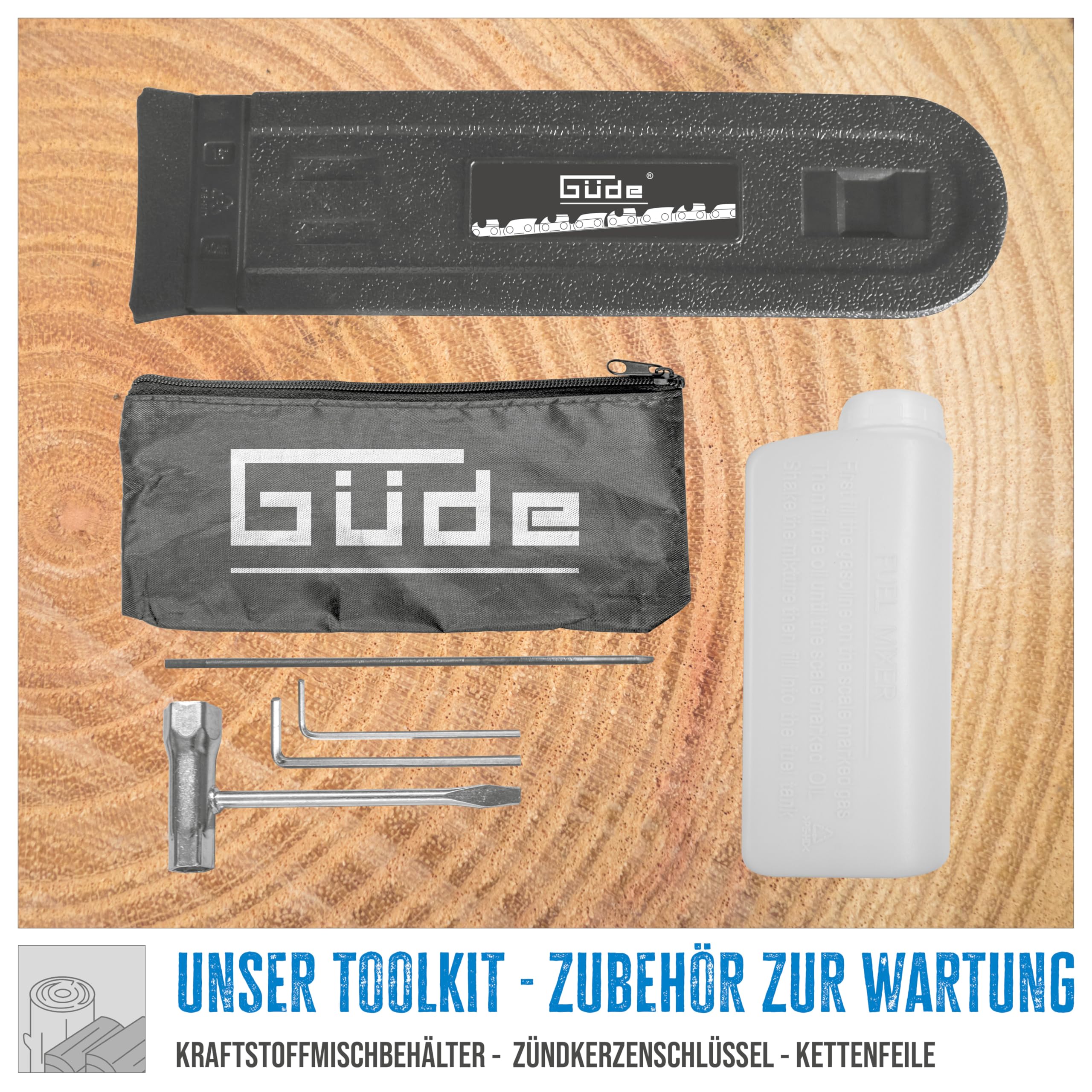Güde Ks 400-38 Piła, Czarny/Niebieski, 425 x 270 x 280 mm