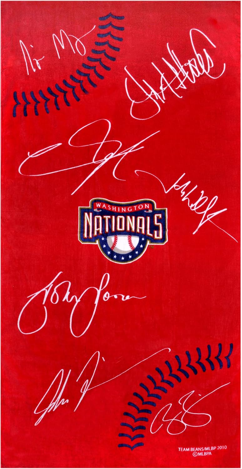 FOCO MLB Unisex 30X60 Printed Signature Ball Towel