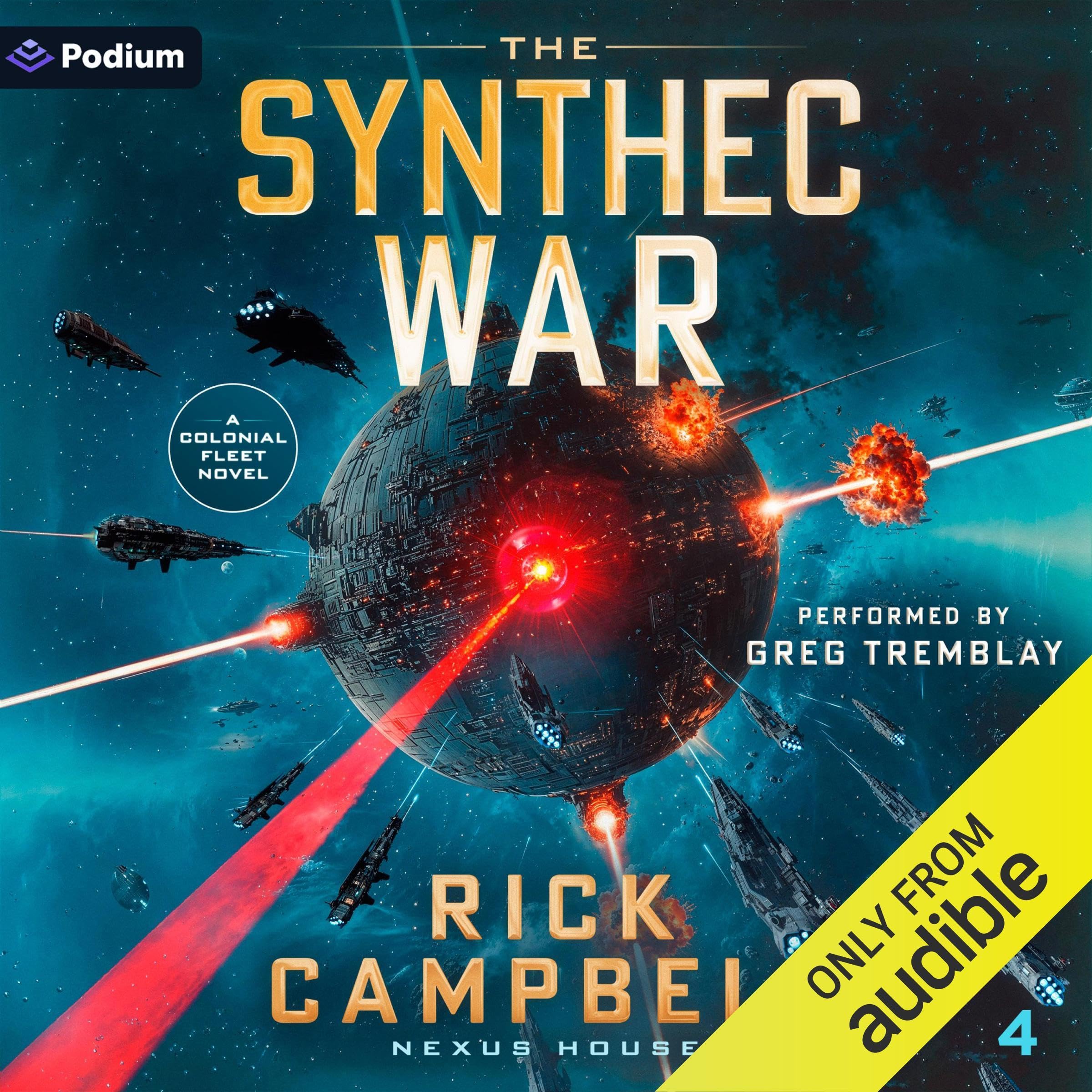 Cover art for The Synthec War: A Colonial Fleet Novel