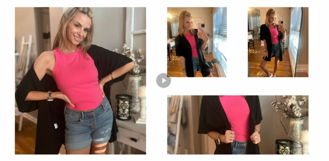 Cárdigan De Punto De Kimono Chal Drapeado Frente Abierto Irregular Suave Elastico Ropa De Mujer Rojo Macarena Cardigans Tipo Kimono A Rayas