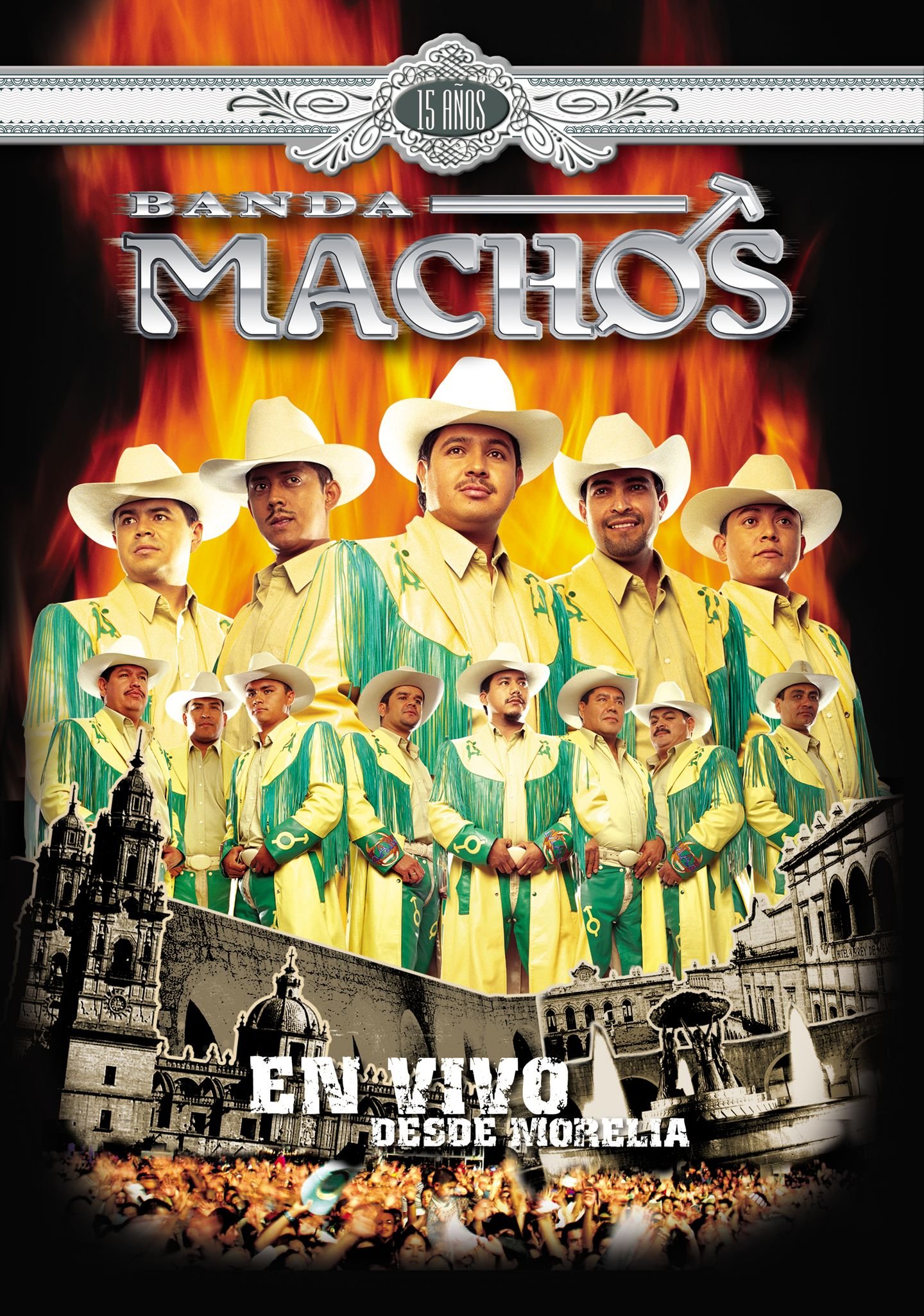 CD de Banda Machos recopilatorio de música mexicana con ritmos bailables de technobanda
