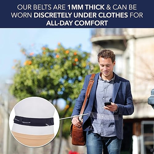 Miniatura 5 de Cinturón de tubo de diálisis peritoneal  Cinturón de catéter PD delgado, suave y elástico  Seguro para la piel  Fabricado en el Reino Unido