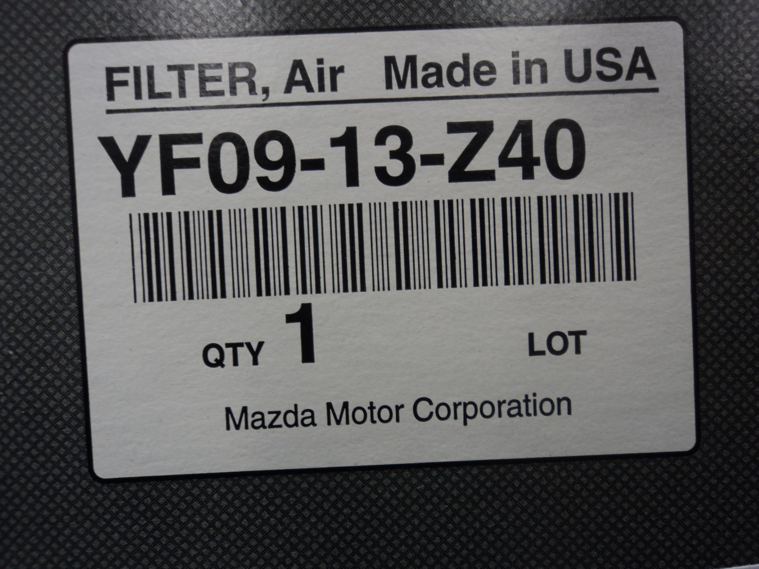 Amazon.com: MAZDA TRIBUTE 2001-2011 NEW OEM AIR FILTER YF09-13-Z40