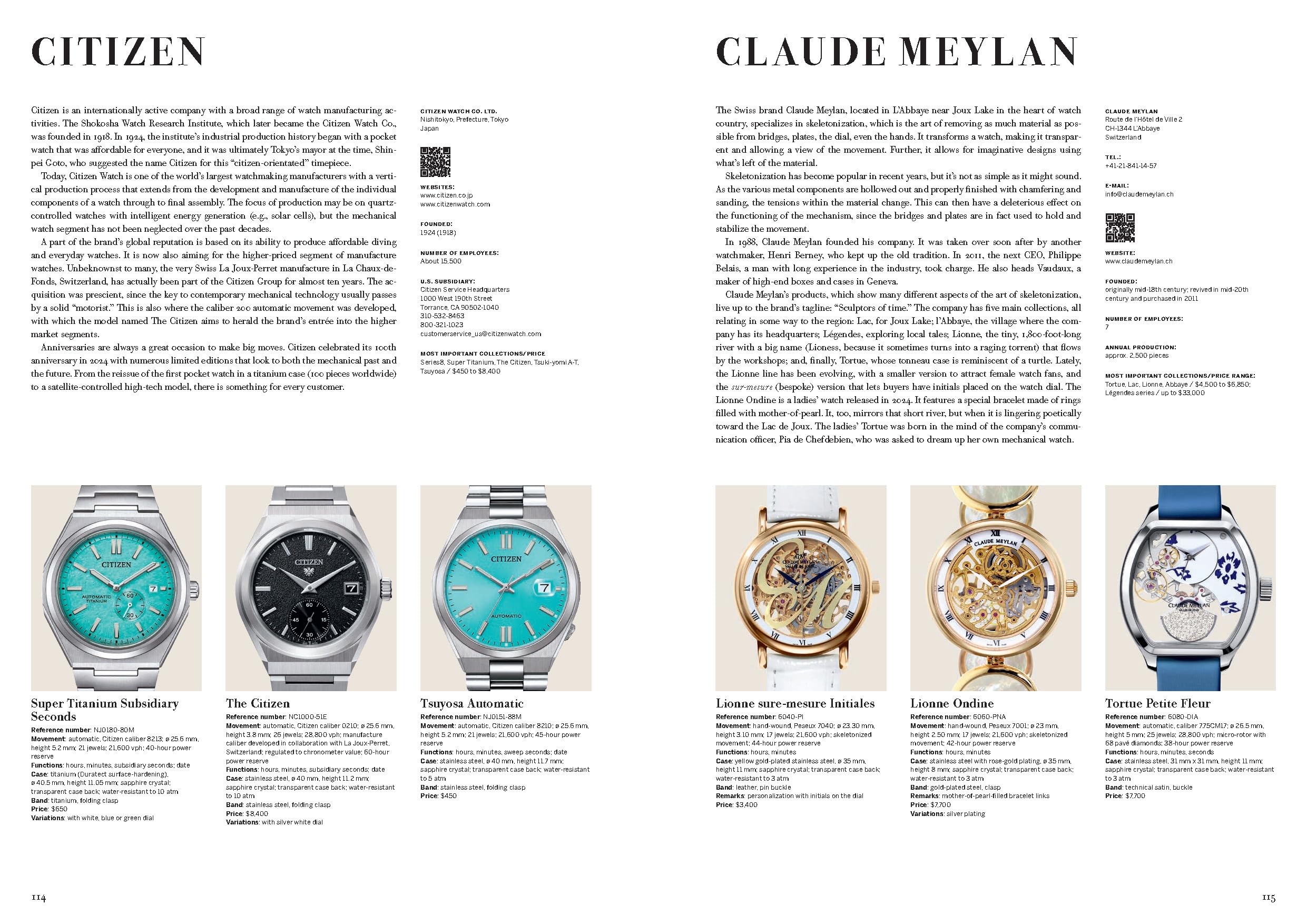 Wristwatch Annual 2025 /anglais: The Catalog of Producers, Prices, Models, and Specifications