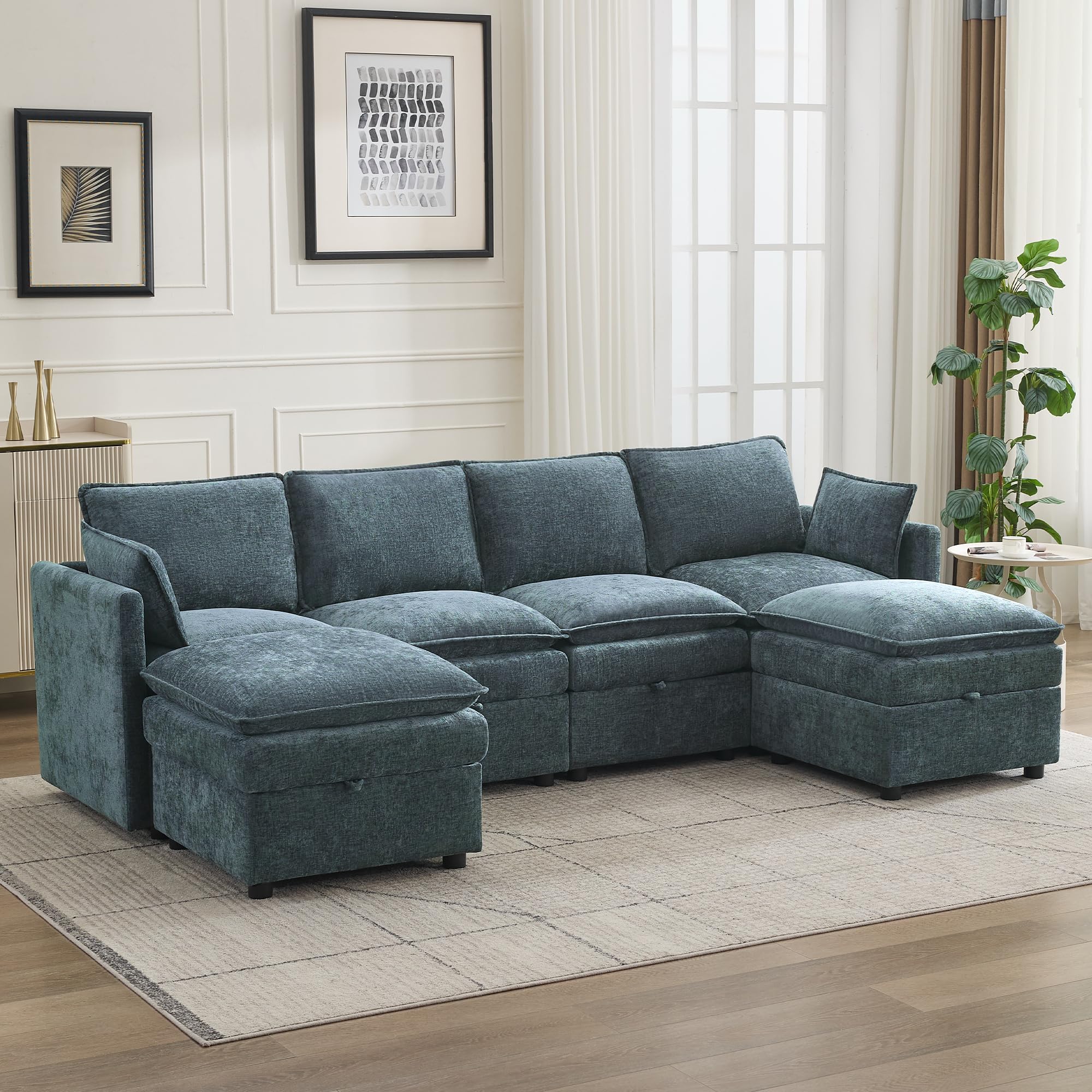 Abbrevi 105 inch Cloud Modular Sofa