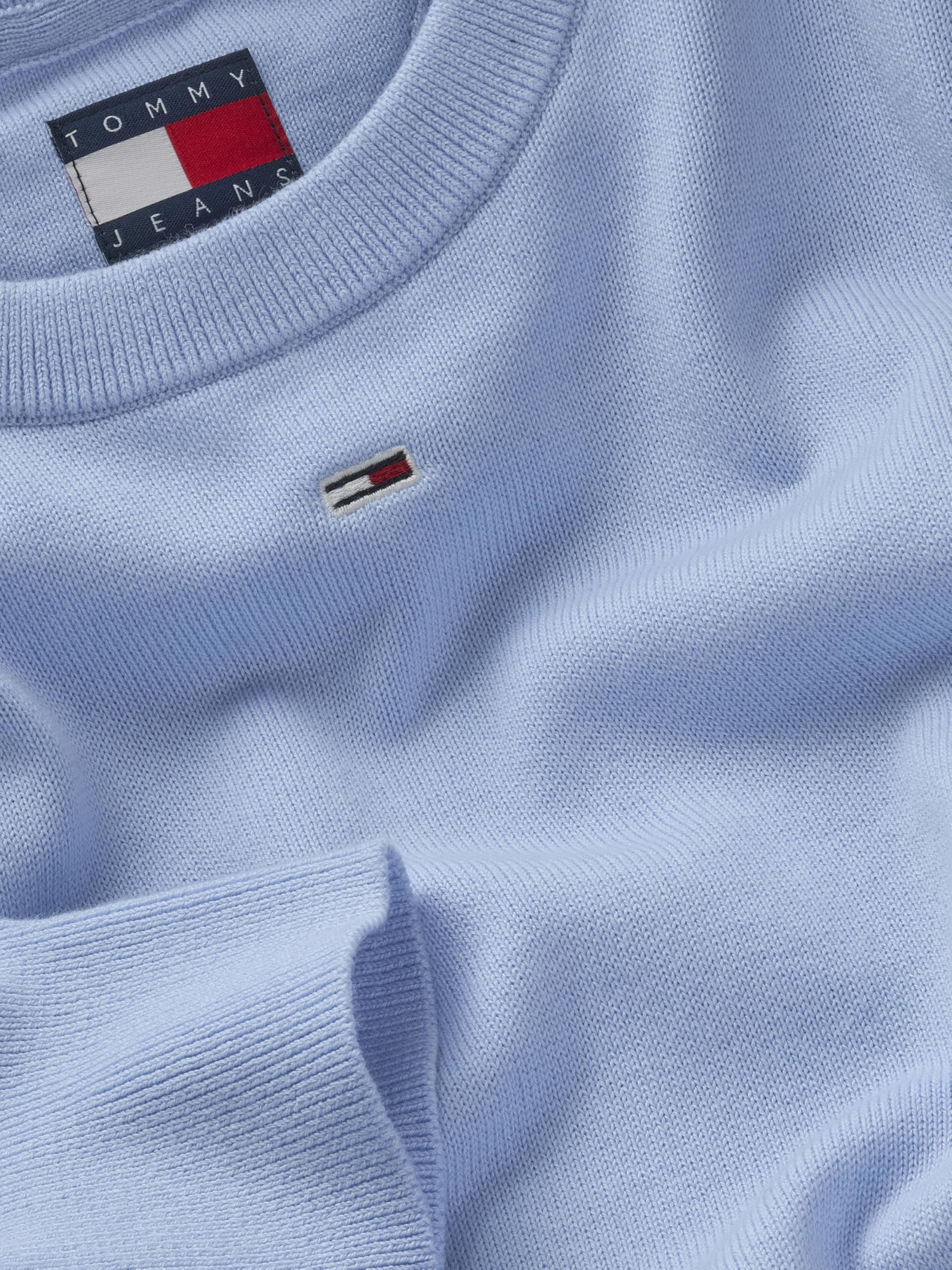 Tommy Jeans Damen Pullover Essential Crew aus Baumwolle