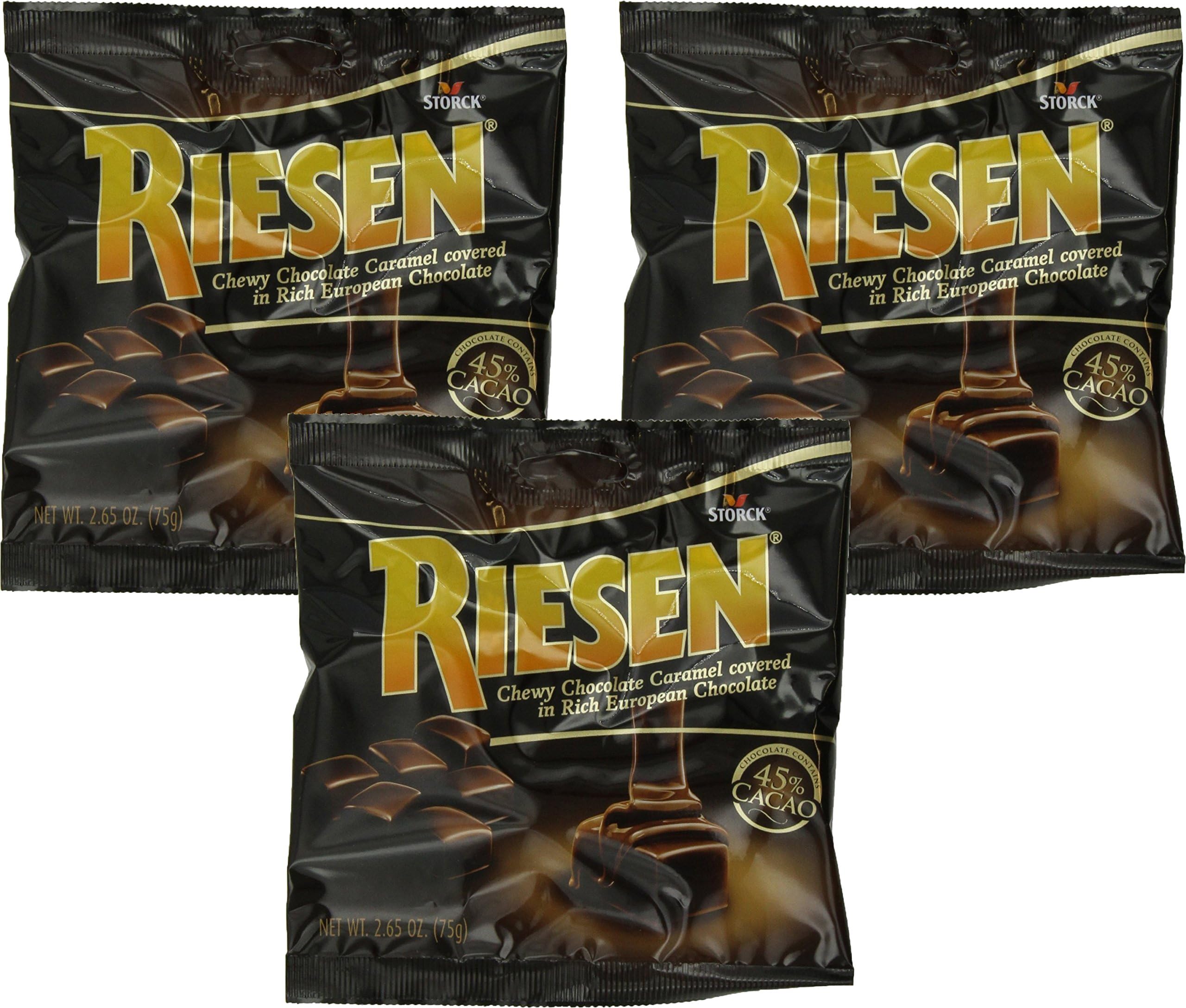 Chewable Chocolate Caramel; 2.65 Ounces (Pack of 3)