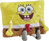 Pillow Pets Spongebob Squarepants 16 Inch Plush Pillow Pet - Nickelodeon Stuffed Animal Toy Converts to Cozy Pillow for Kids