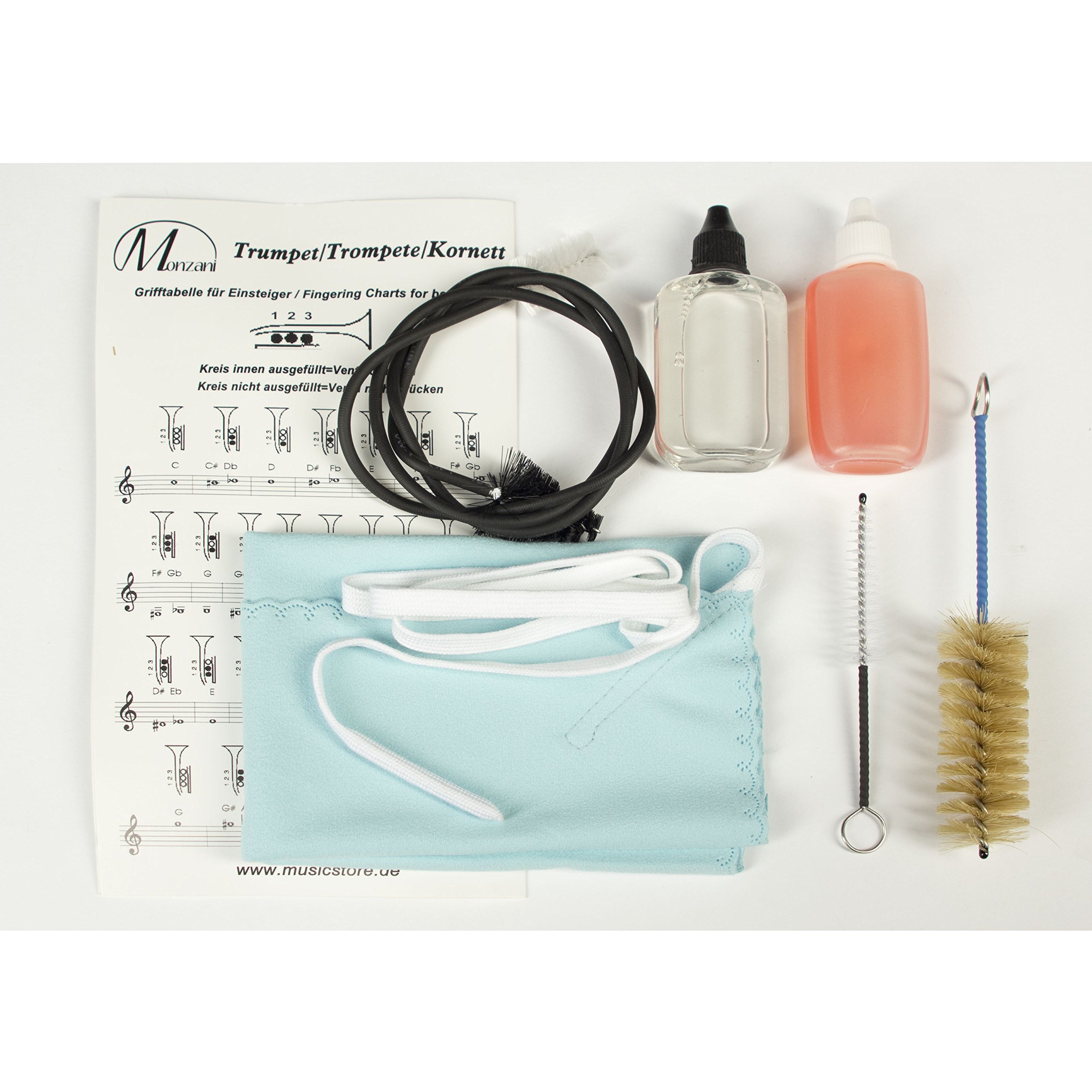Monzani MZCR-900L Cornet Si Bémol Incl. Etui - Cornet en Sib