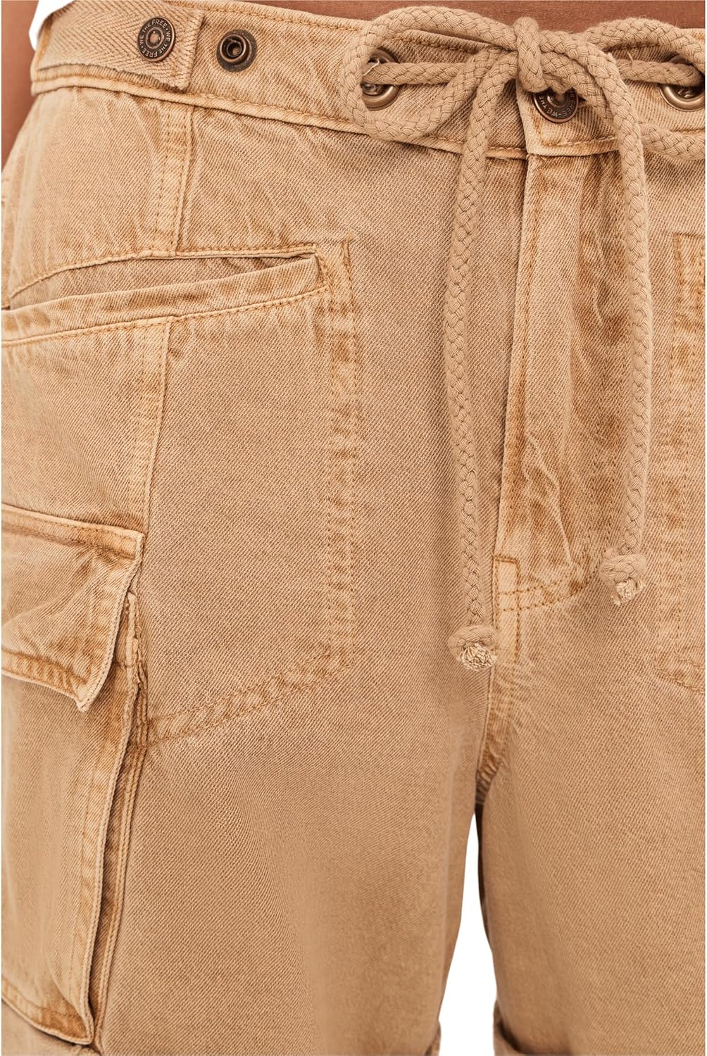 Free People Womens Frankie Washed Shorts - Image 5
