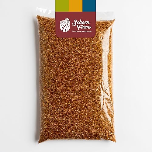 Miniatura 2 de Mijo rojo (5 libras) para pájaros, cardenales, garabatos, trepadores, pájaros carpinteros y pájaros cantores