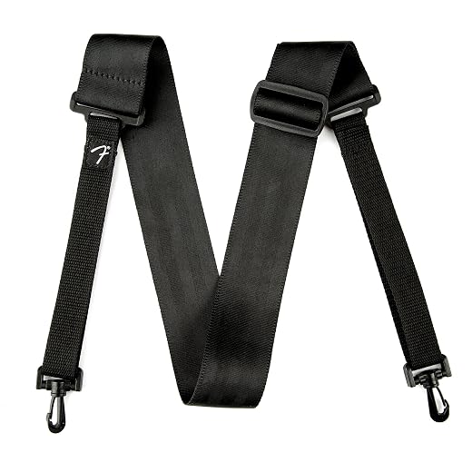Fender Nylon Banjo Strap, Guitar Accessories, Black