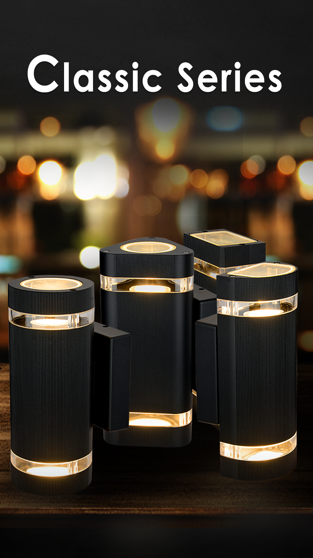 LED-4-Pack-Semi-Cylinder-Up-and-Down-Lights-Outdoor-Wall-LightBody-in-Aluminum-Waterproof-Outdoor-Wall-Lamps3000k-5W-with-Certificate-ETL