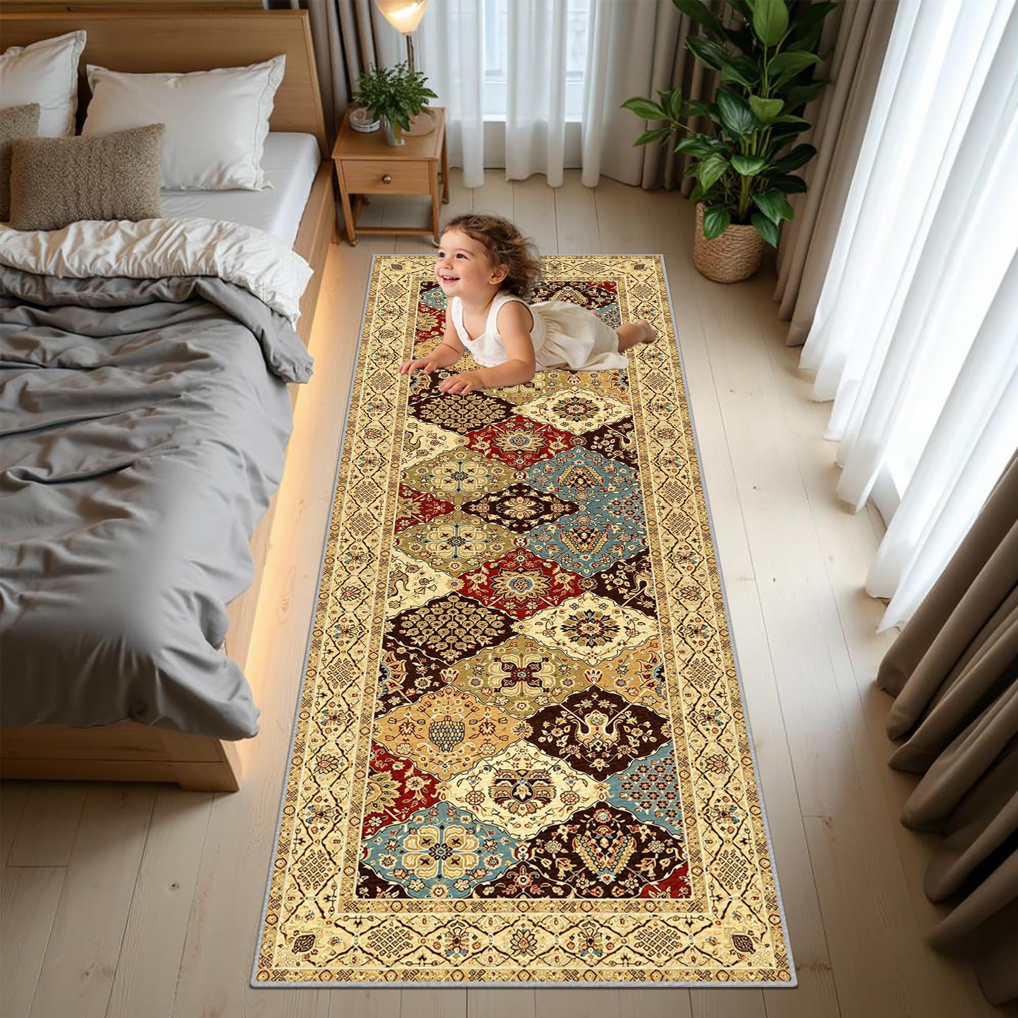 Antypoślizgowy i zmywalny dywan do przedpokoju 40 x 180 cm