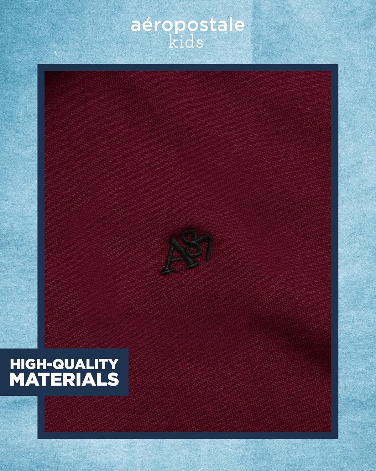 AEROPOSTALE Boys Zip Up Hoodie - Soft Fleece Full Zip Up Boys Hoodie Sweatshirts with Kangaroo Pockets - Image 3