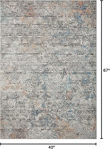 Vista 53 de Loloi II Alfombra decorativa gris Bianca/Multi 2'-8" x 4' Gris / Multi,Gris y marrón,ceniza / multi,Dove / Multi,Negro