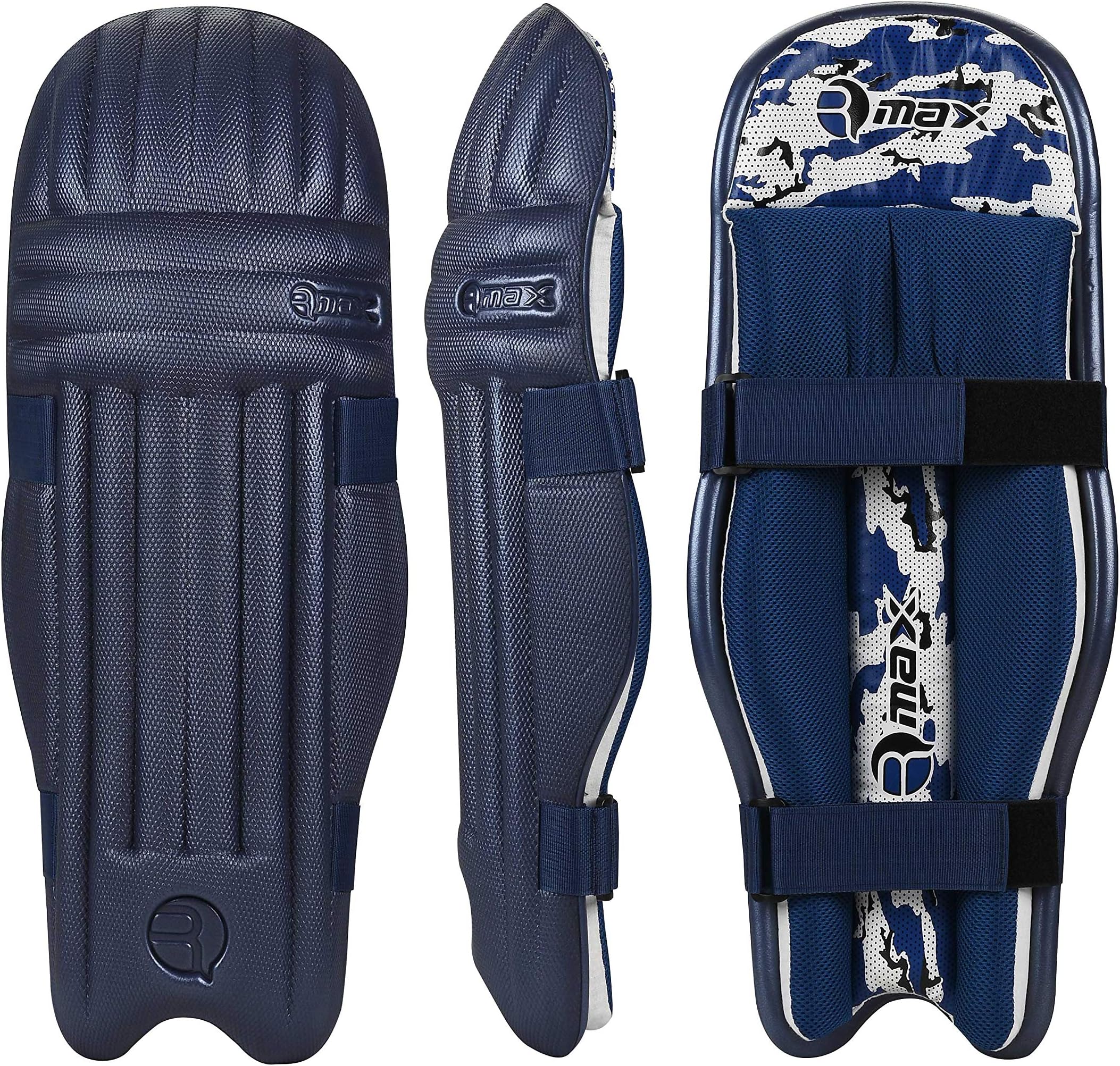 Cricket Batting Legguard Pad for Men (Navy Blue)