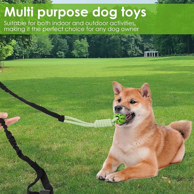 Foto 5 de 6 de TNTGMG Juguete de tracción para perros, juguete al aire libre colgante de un árbol