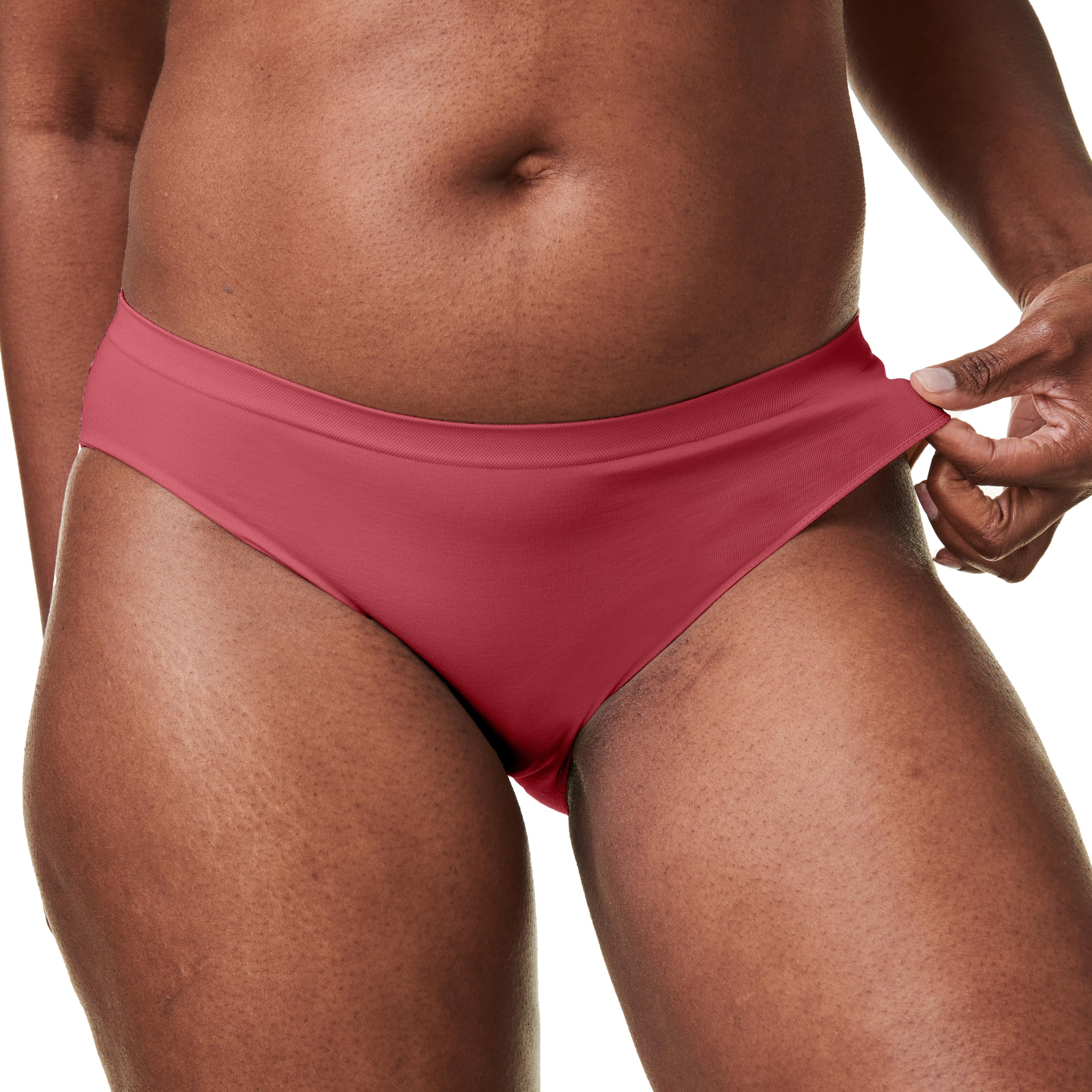 Bravado Designs Sustainable Panty | Mid-Rise | Seamless | Lipstick | XS/S