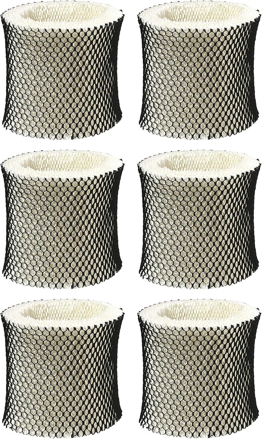 Nispira Humidifier Wick Filter Replacement Compatible with Holmes Type A HWF62 HWF62CSHM1281, HM1701, HM1761, HM1297 and HM2409, 6 Units