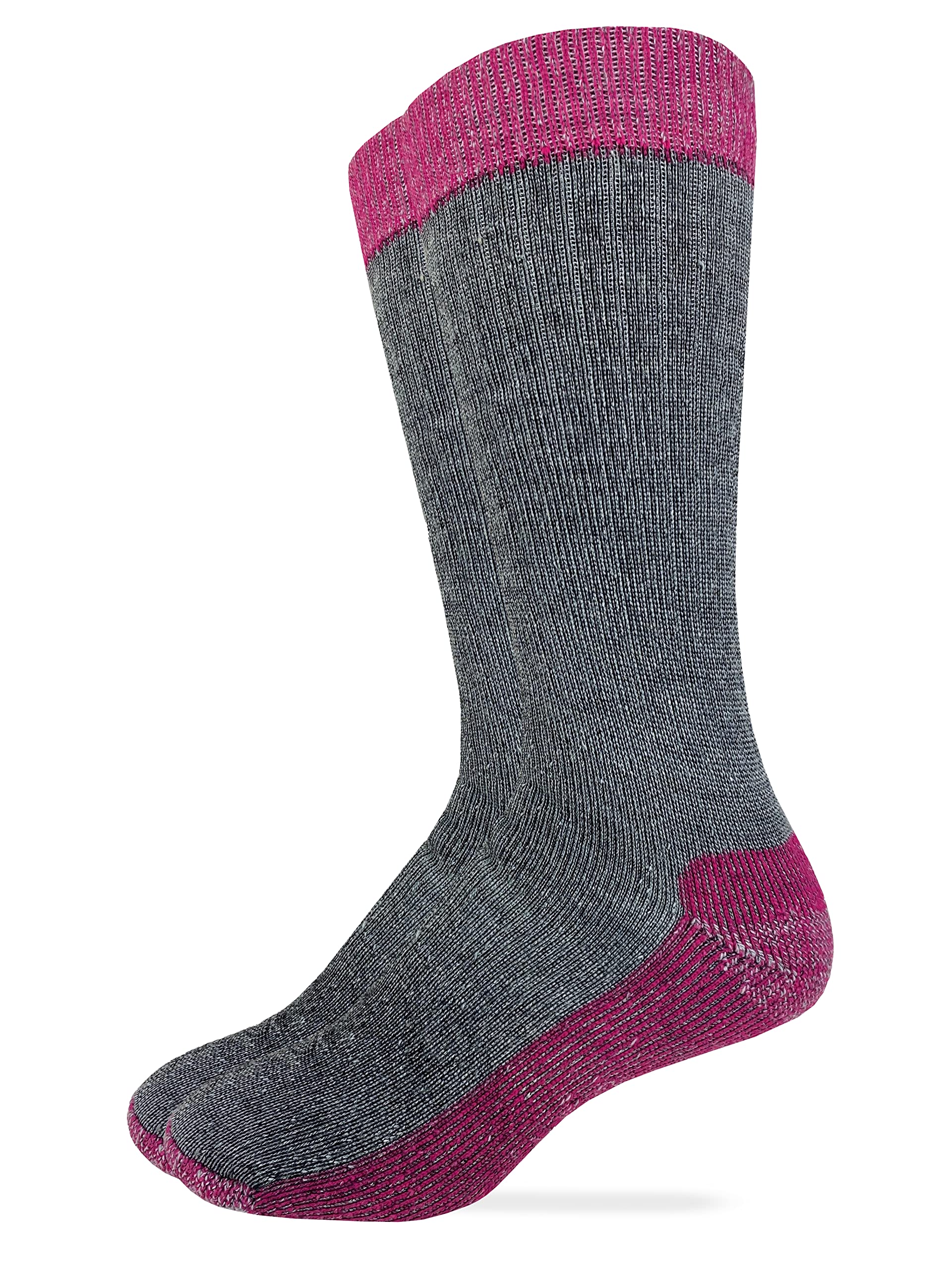 Carolina Ultimate Ladies Heavyweight Merino Wool Blend Boot Socks, (M) Shoe Size 6-9, 1 Pair