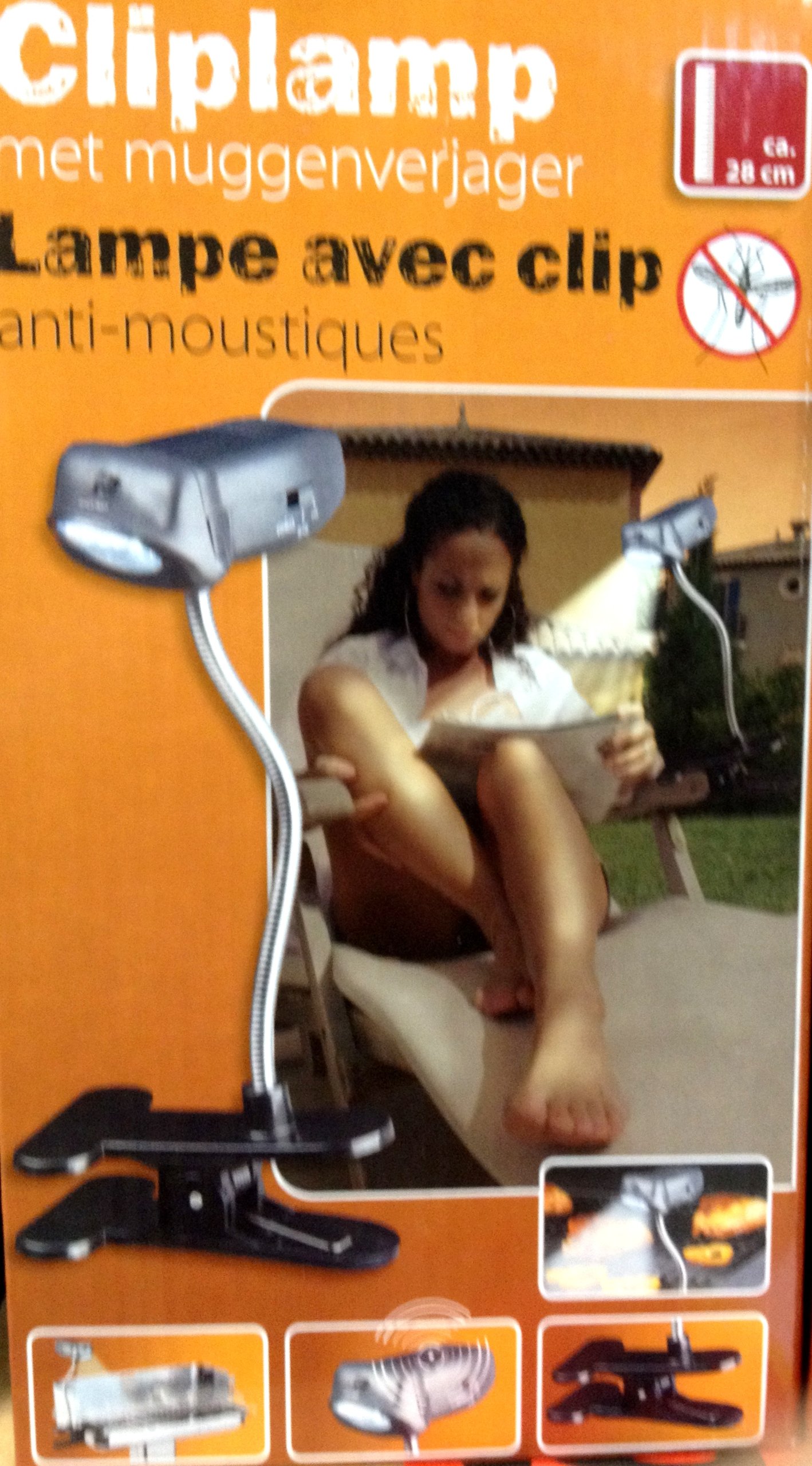 KINZO 871125245418 Clip Light and Mosquito Repeller