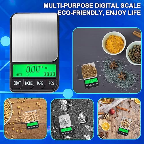Miniatura 6 de American Weigh Scales Báscula digital de bolsillo serie AC 42.33 oz x 0.00 oz Alta precisión 0.00 oz precisión Mini Gram Escala para cocina