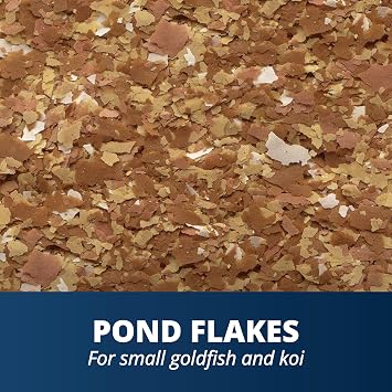 Tetra Pond Color Flakes Fish Food for Small Koi & Goldfish, 2.2 oz