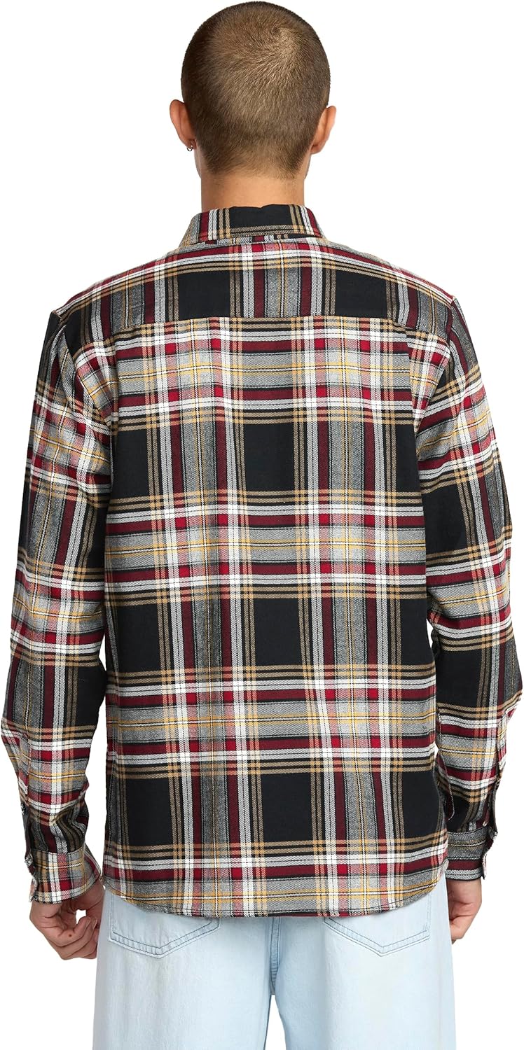 Volcom Mens Nerastone Long Sleeve Flannel Shirt - Image 5