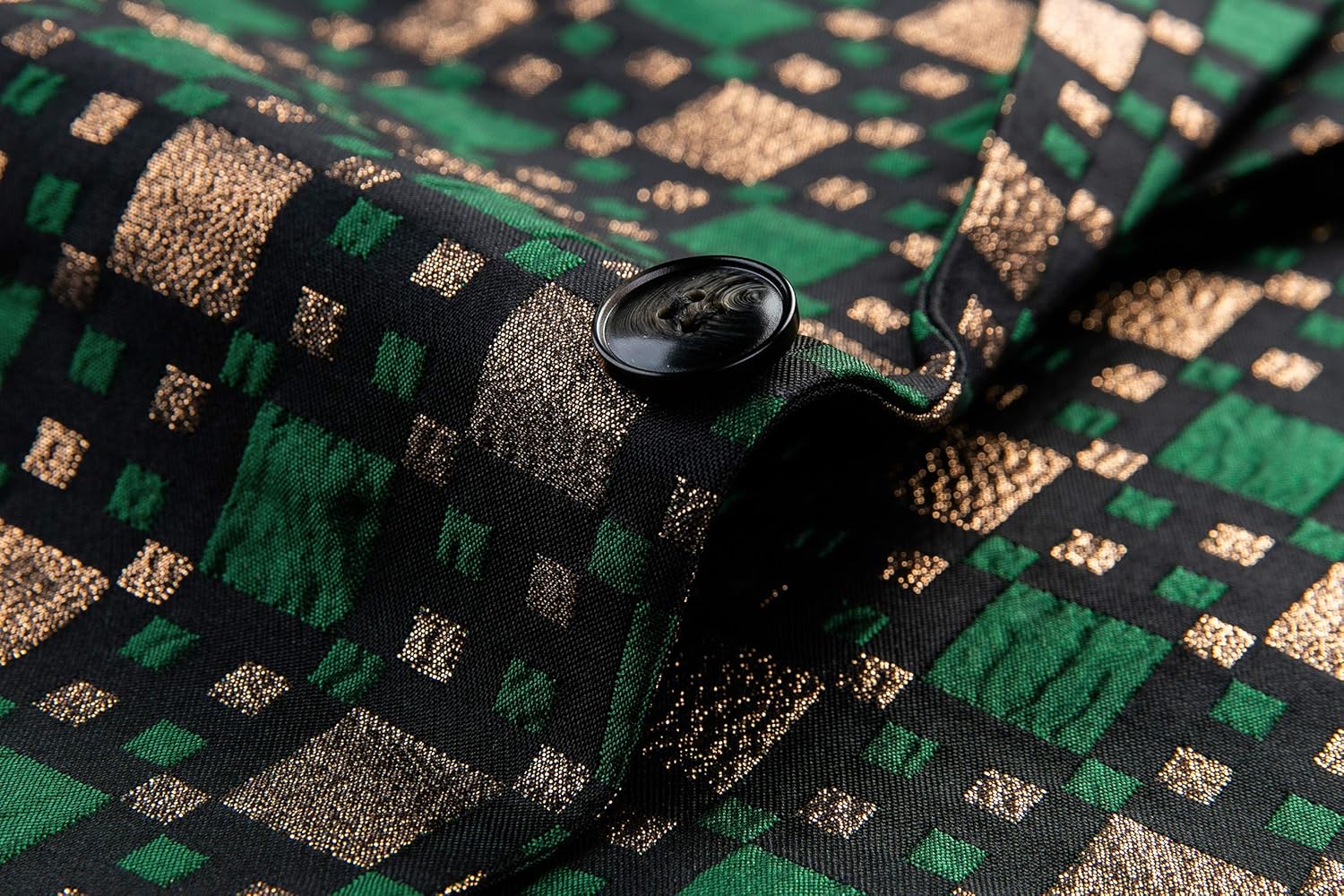 UNINUKOO Men's Blazer Plaid Casual Slim Fit Sport Coats One Button Lightweight Checkered Suit Jacket