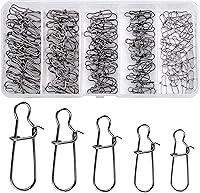 Vista 9 de Duo Lock - Kit de pesca de acero inoxidable para pesca de alta resistencia, broches y clips de pesca de alta resistencia, kit de aparejos para agua