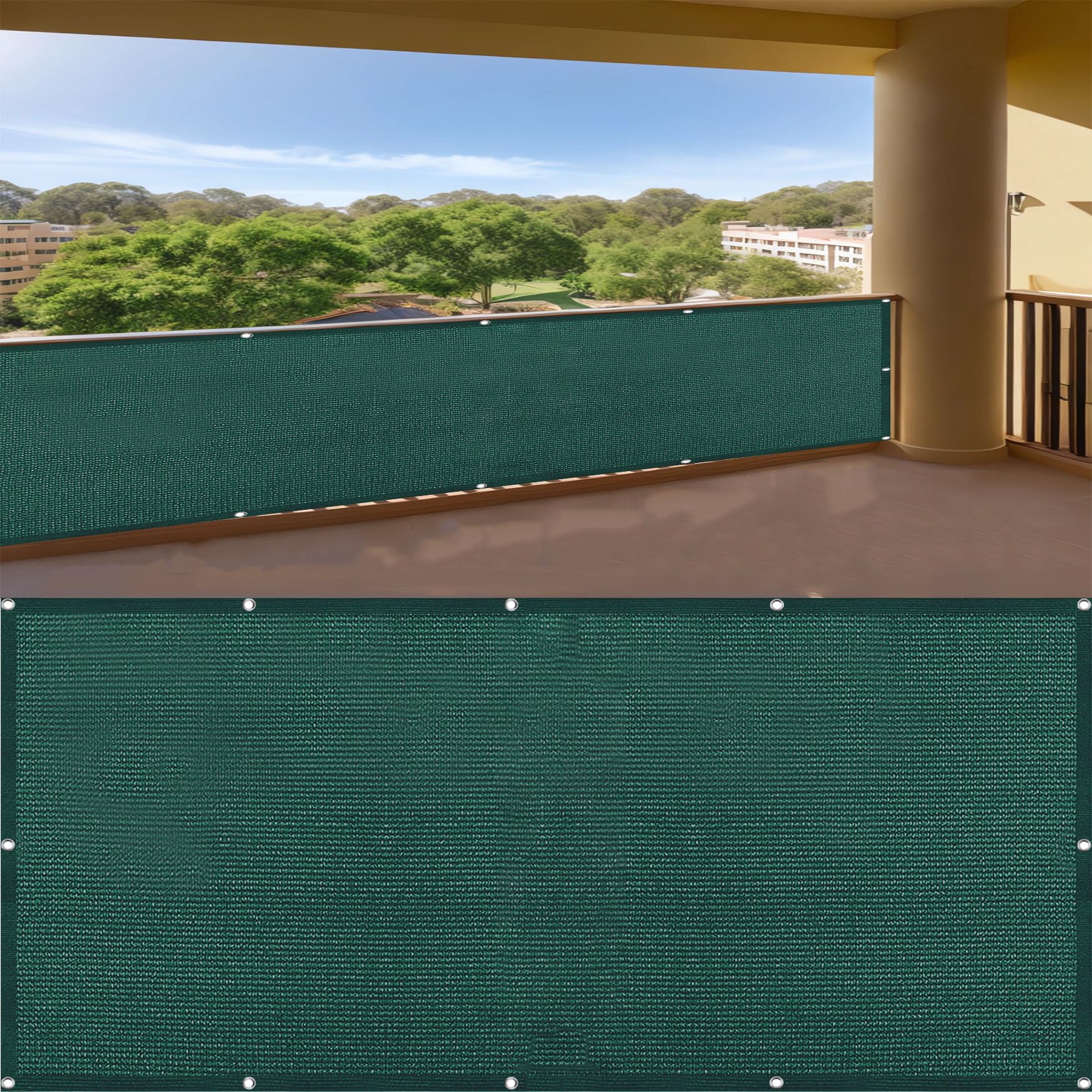 Bâche de balcon 7m pour aménager un patio ombragé et tranquille