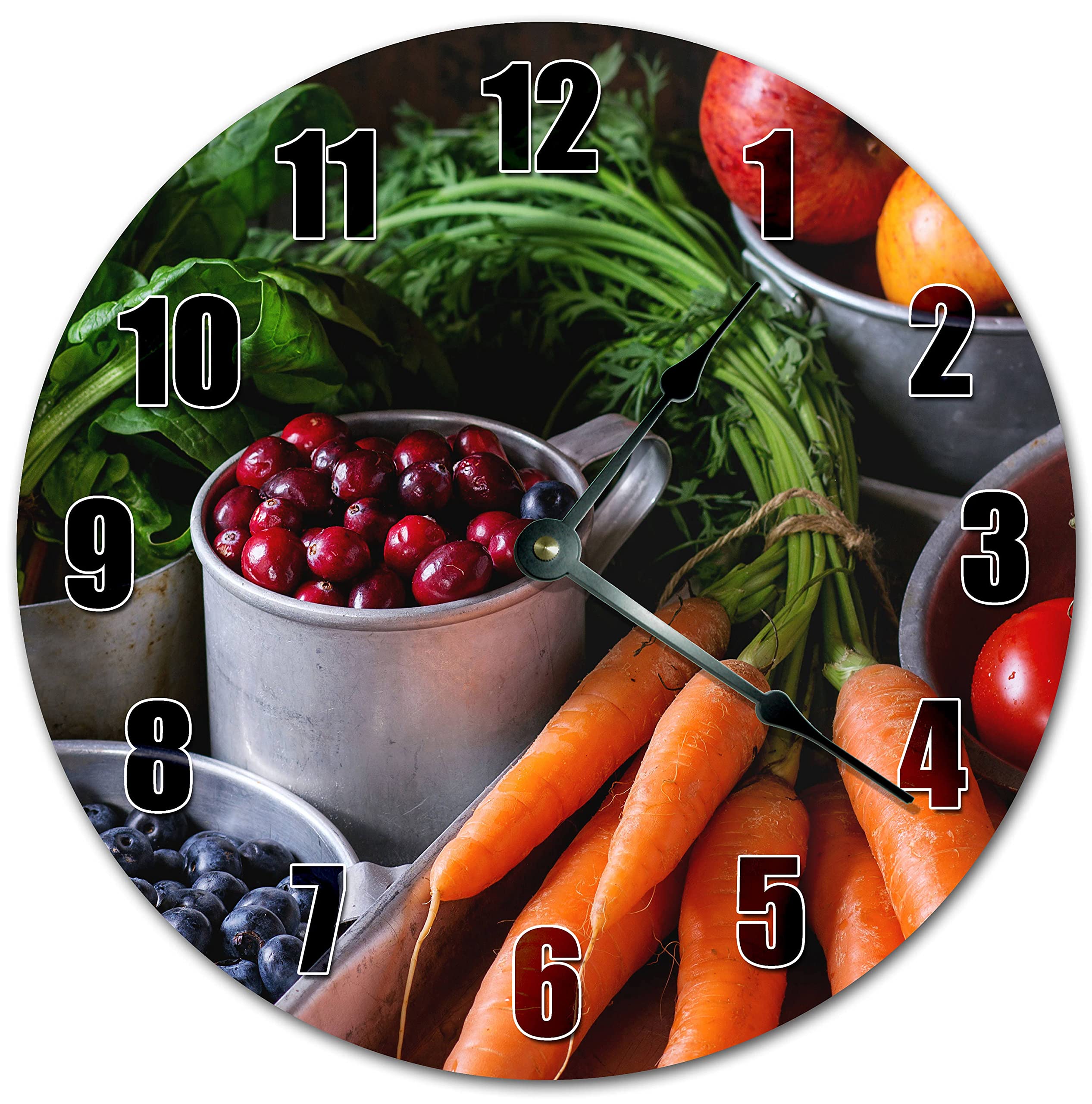 Horloge murale silencieuse en bois pour salon et chambre afin de retrouver un sommeil paisible