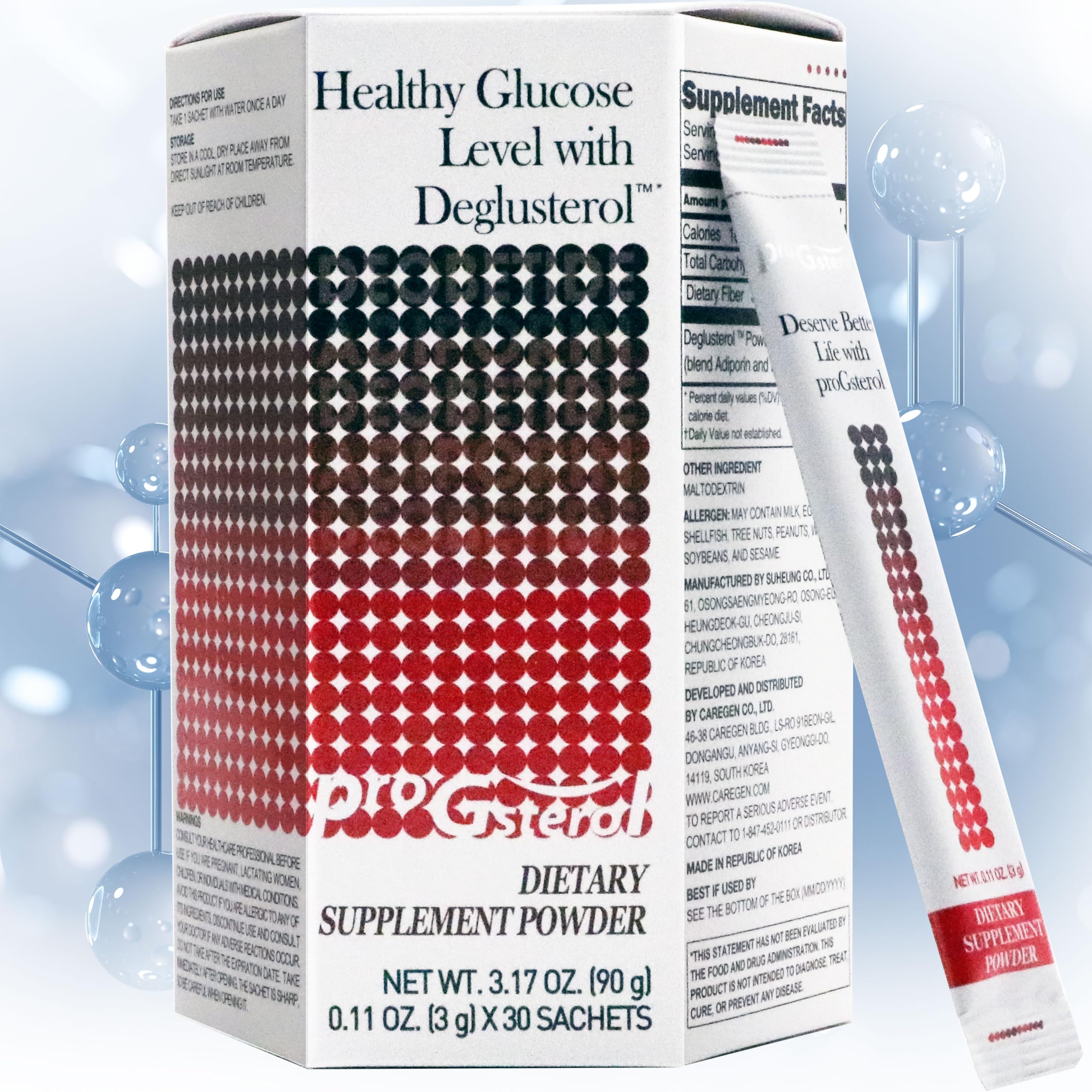 ProGsterol Caregen 3g, 30 Count