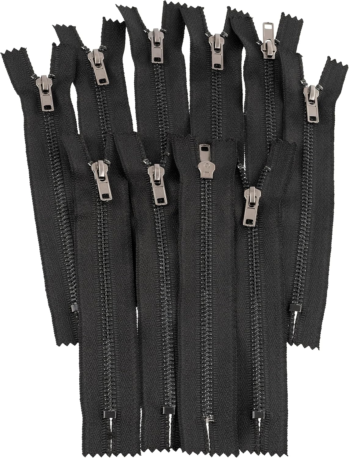 AERZETIX - C61437 - Lot De 10 Fermetures éclair Non Séparables 12 Cm En