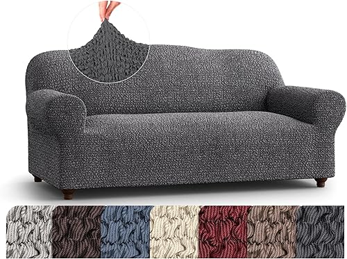 Miniatura 34 de PAULATO BY GA.I.CO. Funda desmontable para sofá - Funda elástica para sillón - Elegante funda para sofá con cojines - Funda desmontable de tela de