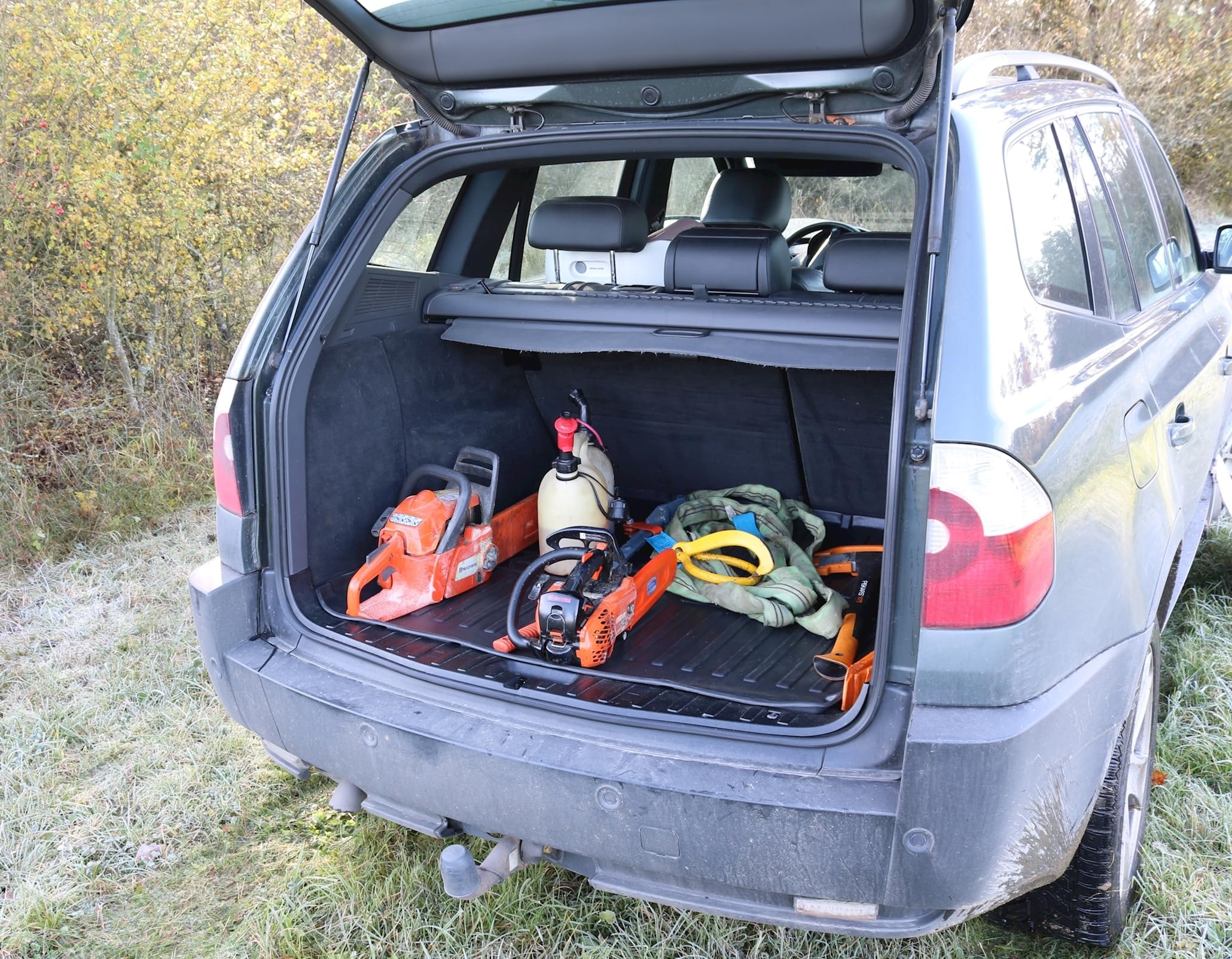 AD Tuning Fußmatten Kofferraumwanne für Nissan X-Trail T33 e-Power (2021-) | 5-teilig, für vorne und hinten, 3D-Form, erhöhter Rand, ölbeständig, verschleißfest, geruchsneutral