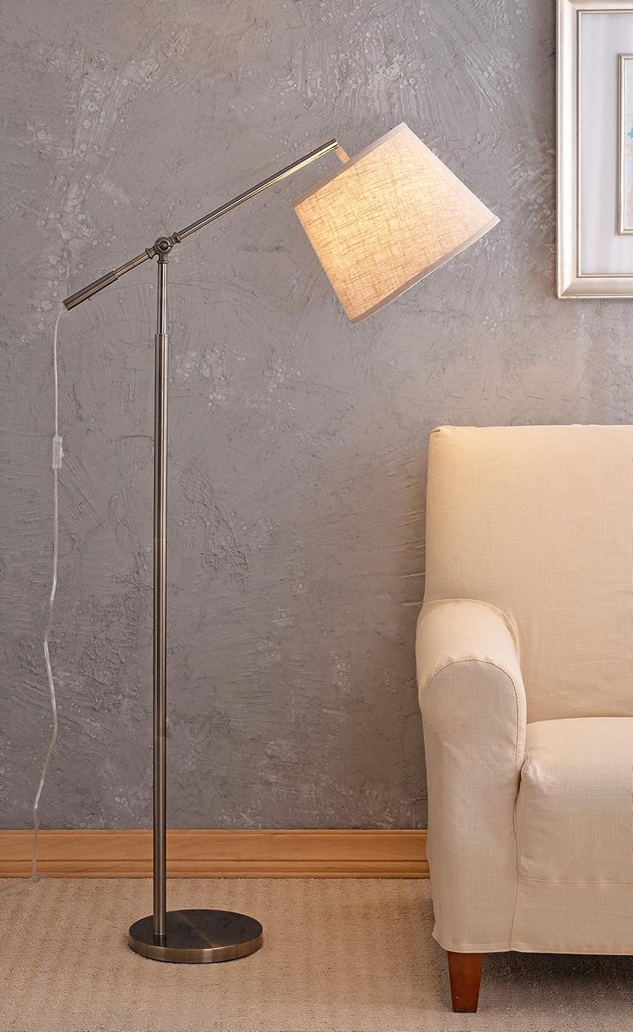 Best Cyber Monday 🔥 Kenroy Home 32573DAB Tilt Floor Lamp, 71 x 32 x 13 Inch, Dark Antique Brass Finish