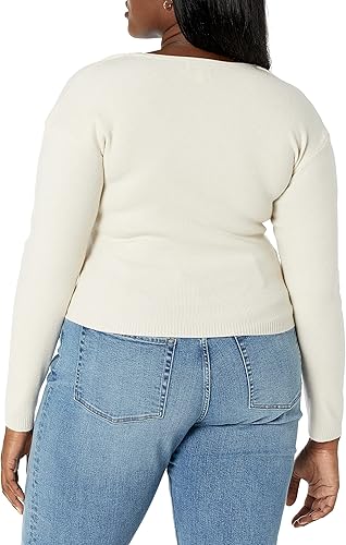 Vista 5 de The Drop Women's Nomi Cropped Sweater Top