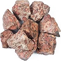 Vista 13 de Crocon Piedra de sangre de dragón de 1 libra, piedras en bruto y cristales a granel para pulir, cabina, pulido, minería, equilibrio de chakras