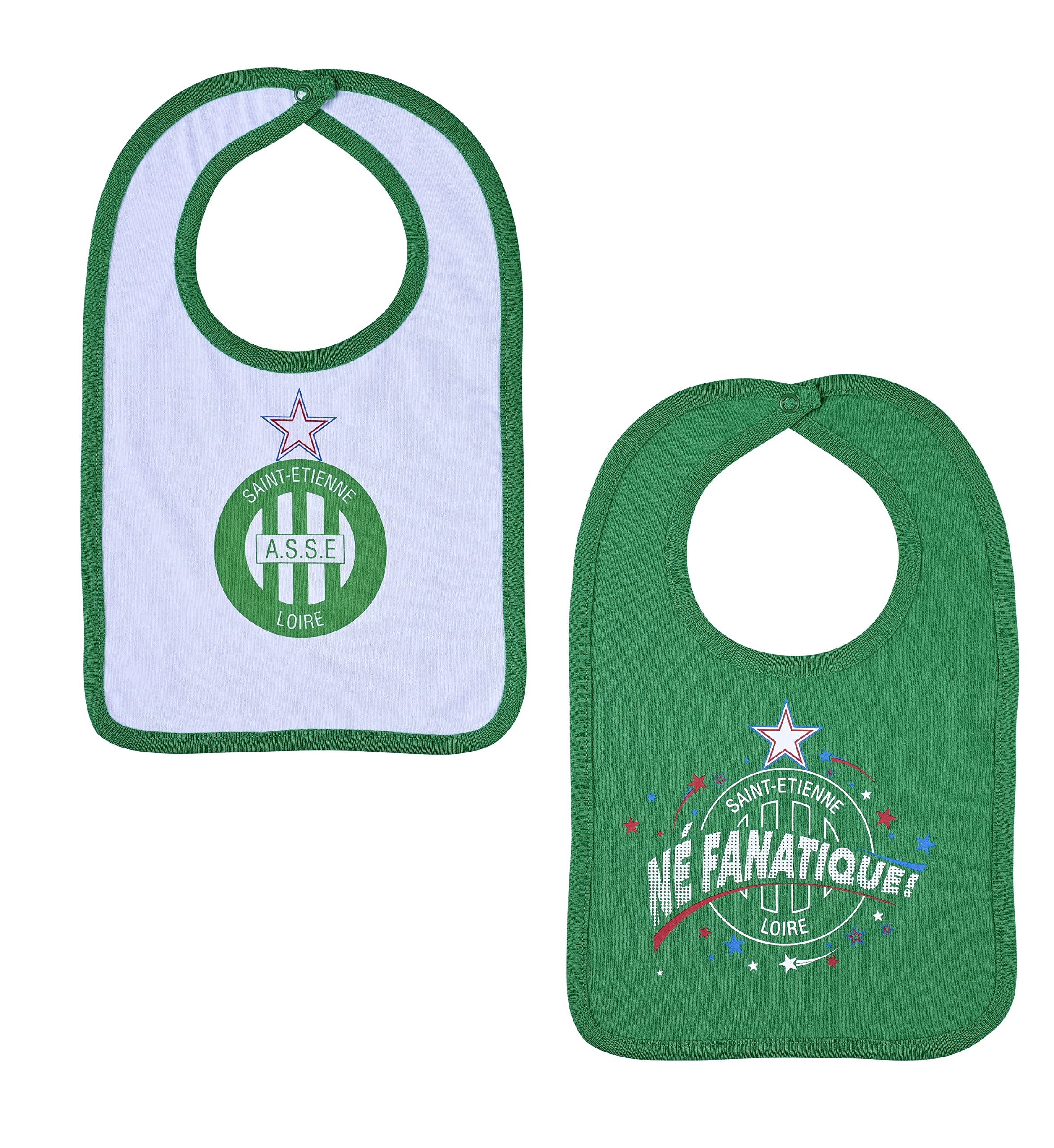 2 x Bavoir bébé ASSE - Collection Officielle