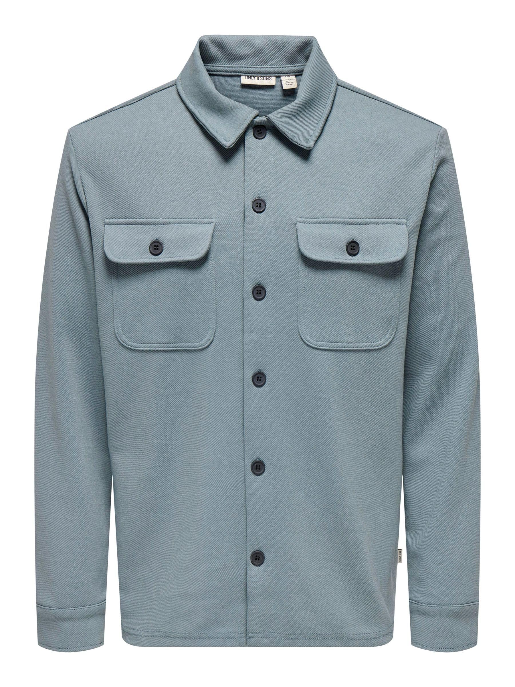 ONLY & SONS ONSNEWKODYL Noos Overshirt, Stormy Weather, L