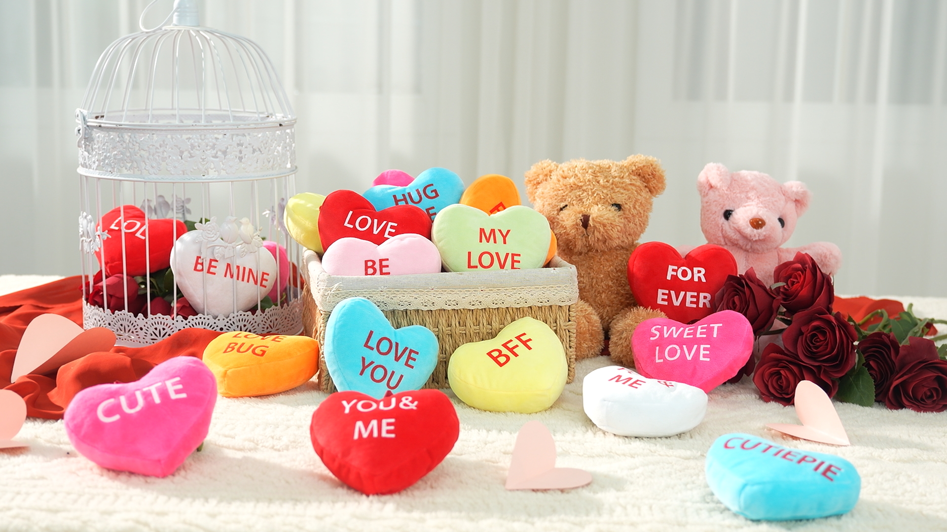 Amazon.com: Kathfly 16 Pcs Valentine's Day Conversation Heart