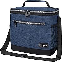 Vista 29 de opux Lonchera térmica para hombres y mujeres, bolsa de almuerzo para el trabajo y la escuela, a prueba de fugas, suave bolsa de almuerzo