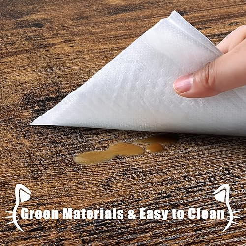 Miniatura 7 de Yaheetech Árbol para gatos, torre para gatos de 53 pulgadas con caja de arena de madera, árbol para gatos 2 en 1 con condominio, postes rascadores,