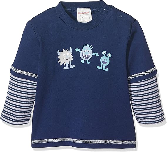 Schnizler Baby,Clothing,Baby Boys 0-24m,Tops Schnizler Baby Boys' Sweat-Shirt Interlock Kleine Monster Sweatshirt Little