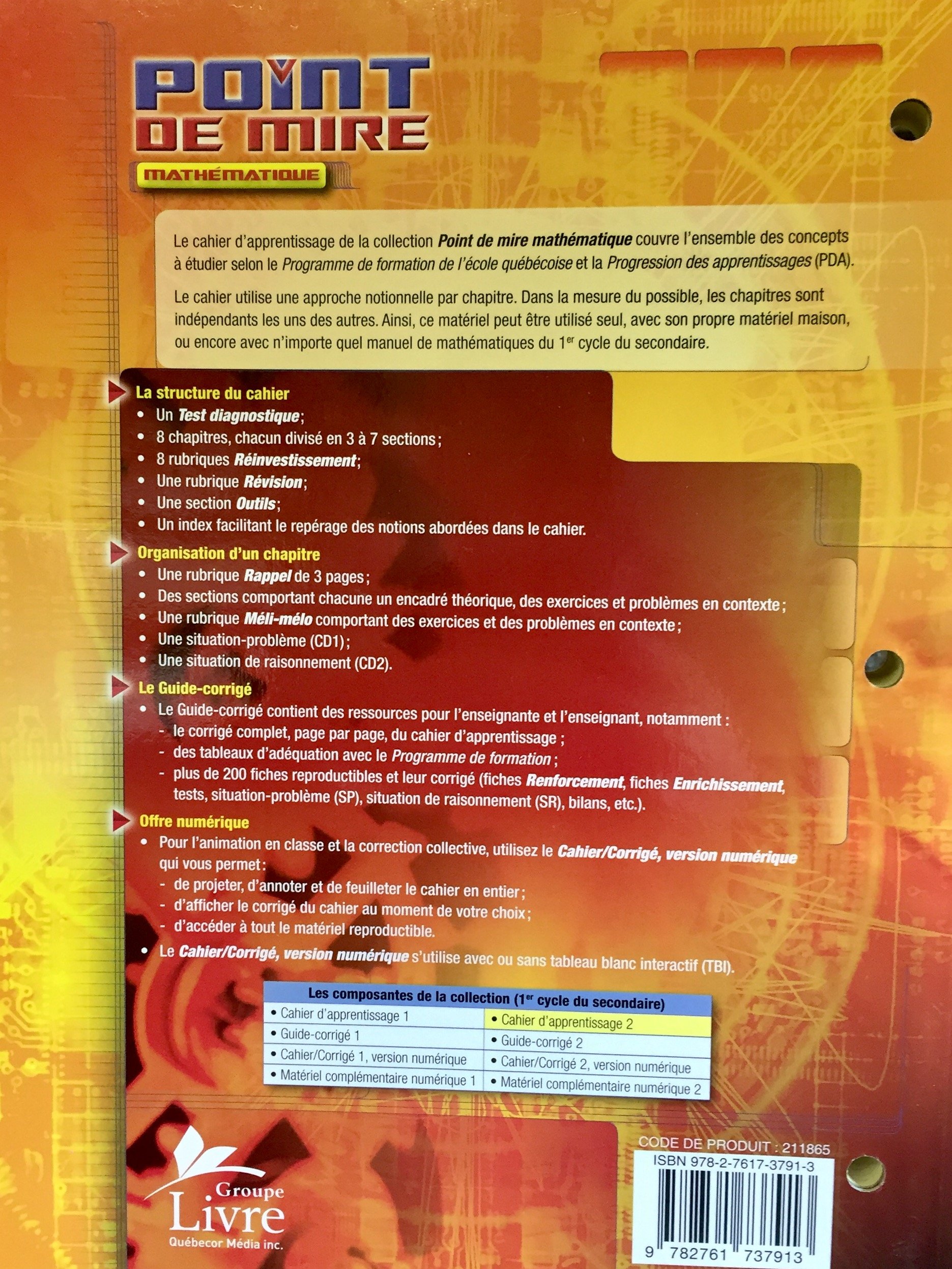 Point De Mire Secondaire 2 Corrigé Gratuit