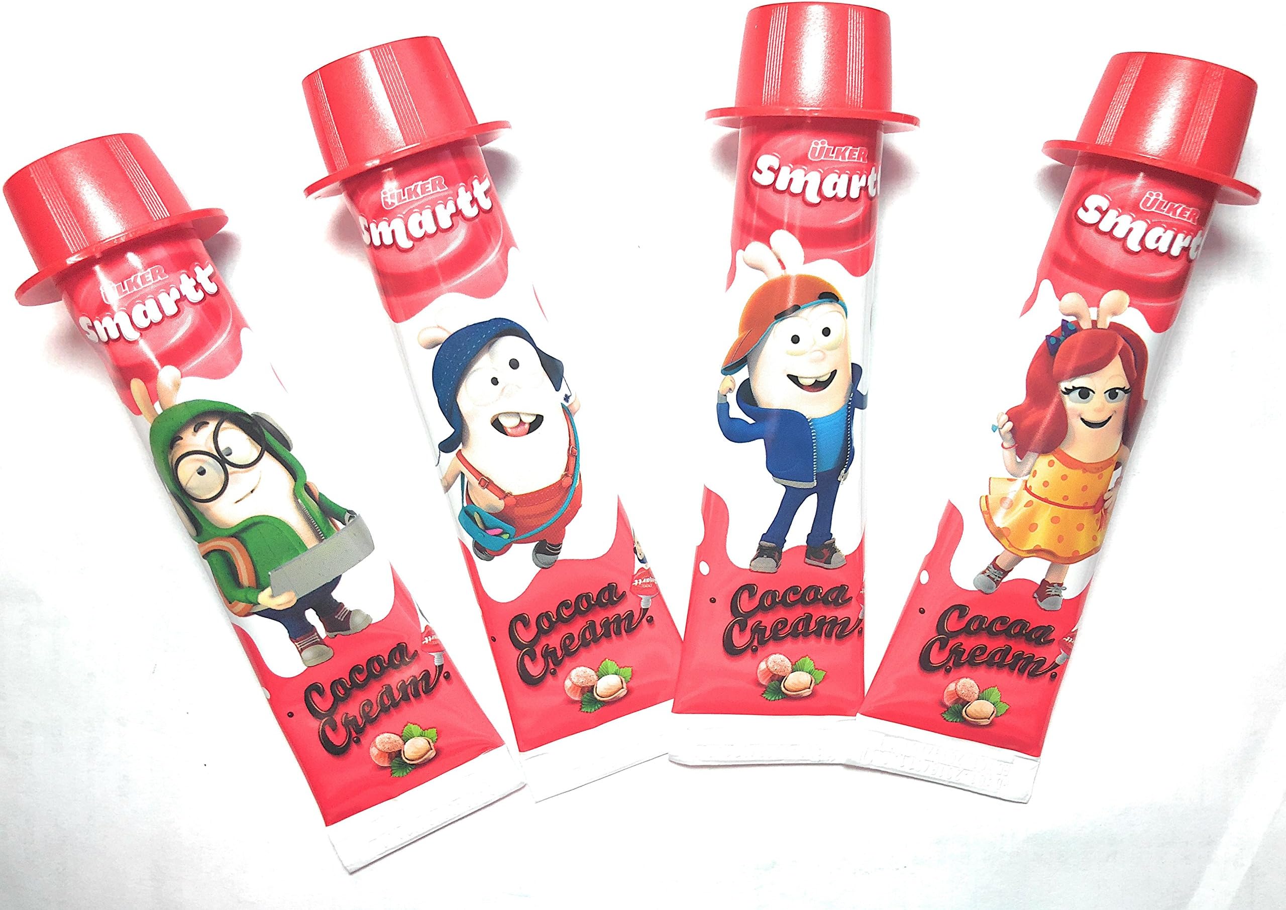 Ulker Smartt Tube Cocoa Cream Chocolate 40 GR ( 24 Pack )
