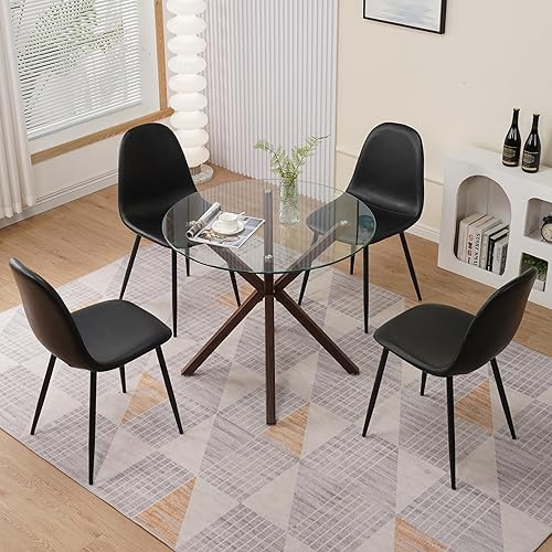 Miniatura 8 de Juego de 4 sillas de comedor de terciopelo, juego de 4 sillas de cocina de terciopelo blanco, sillas de tocador tapizadas, elegantes sillas